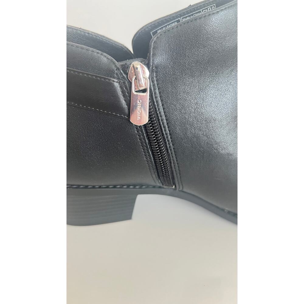 Vionic Millie Black Ankle Boots Size 11 - Picture 6 of 10